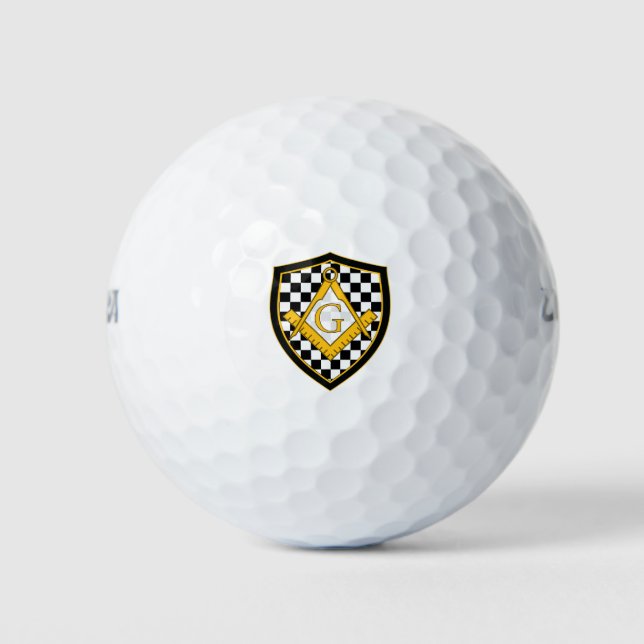 Masonic Design Golf Balls (Front)