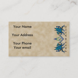 Masonic Dragons Business Card