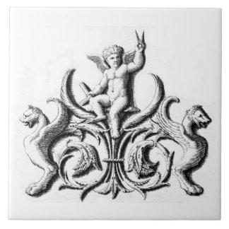 Masonic Dutch Blue Tile 18th Century