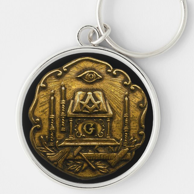 Masonic Emblem Keychain (Front)