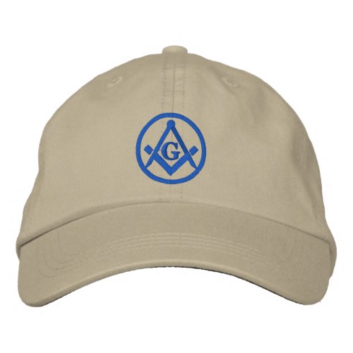 Masonic Embroidered Embroidered Baseball Cap