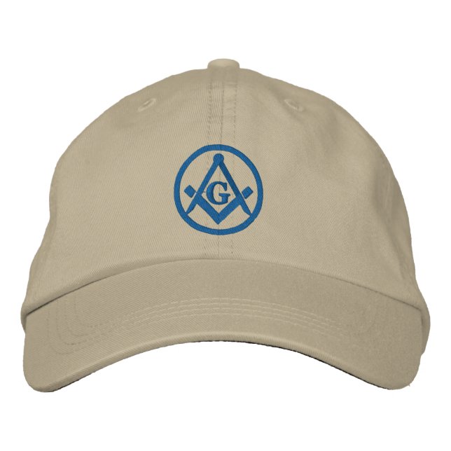 Masonic Embroidered Embroidered Baseball Cap (Front)