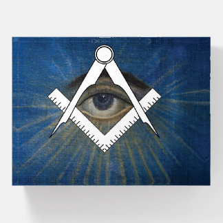 Masonic Eye Paperweight