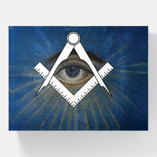 Masonic Eye Paperweight (Front)