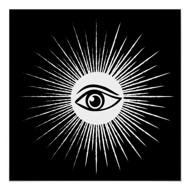 Masonic eye poster (Front)