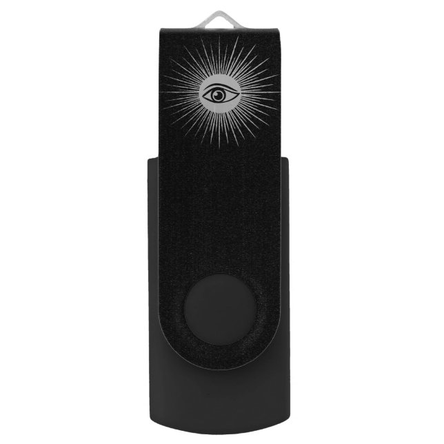 Masonic eye USB flash drive (Back (Vertical))