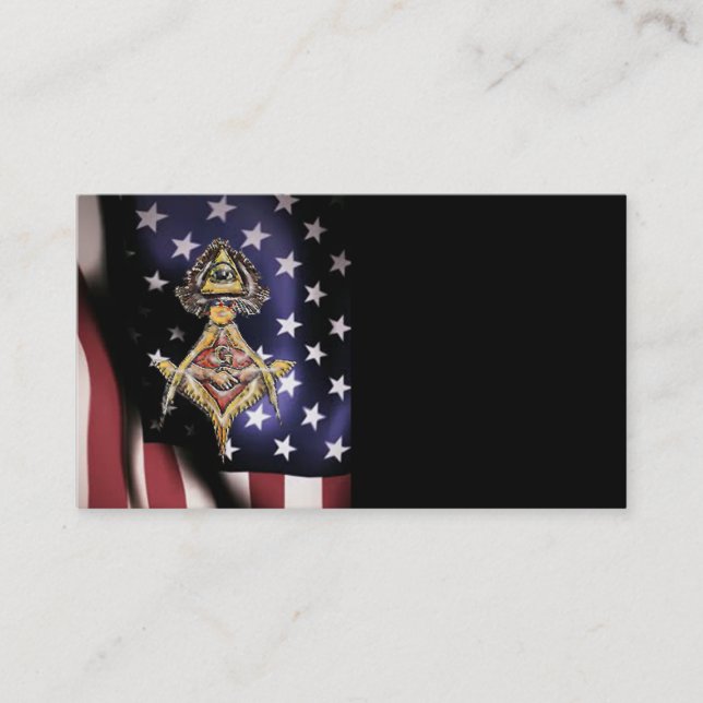Masonic EyeSs Business Card (Front)