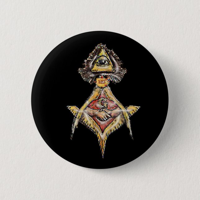 Masonic EyeSs Button (Front)