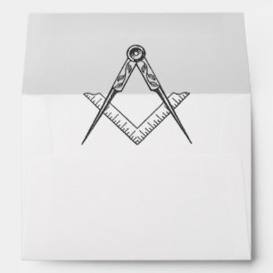 Masonic Freemason Masonry Return Address Envelope