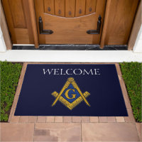 Masonic Freemason Square and Compass