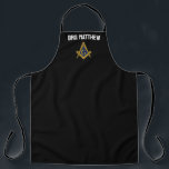 Masonic Freemasons Masonry Square and Compass Apron<br><div class="desc">Black,  Masonry,  Masons,  Oes,  Freemason,  masonic,  lodge,  square and compass apron.</div>