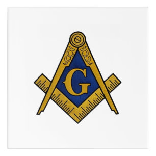 Masonic Freemasons Square and Compass Acrylic Print