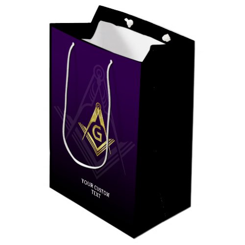 Masonic Gift Bags  Grand Lodge  Purple and Gold