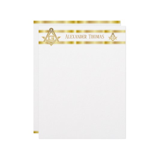 Masonic Golden Rush (Front/Back In Situ)