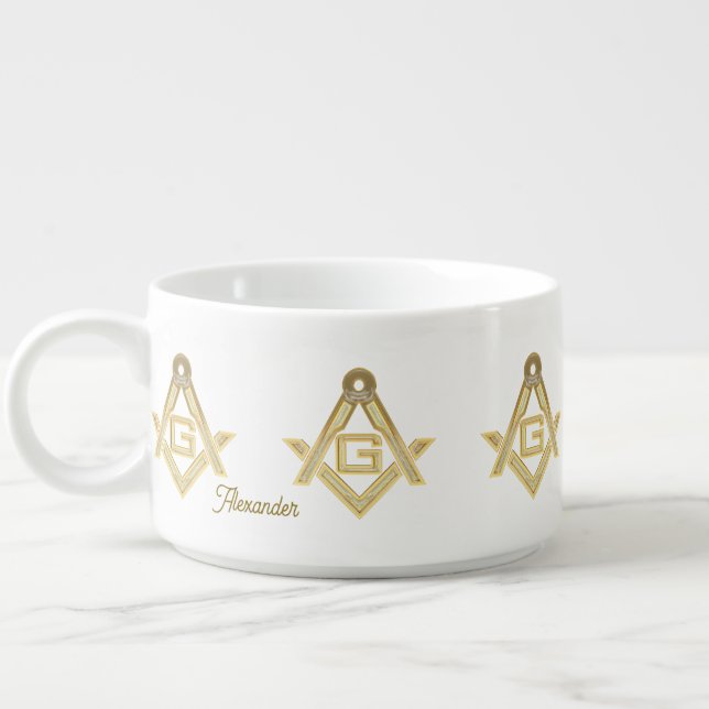 Masonic Golden Rush Bowl (Right)