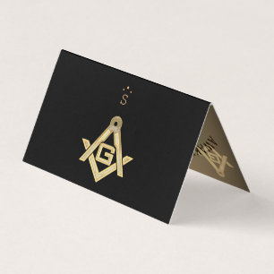 Masonic Golden Rush Business Card