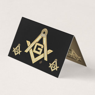 Masonic Golden Rush Business Card