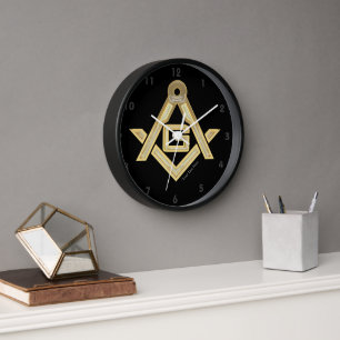 Masonic Golden Rush Clock