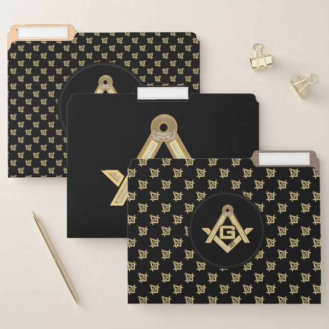 Masonic Golden Rush File Folder (Set)