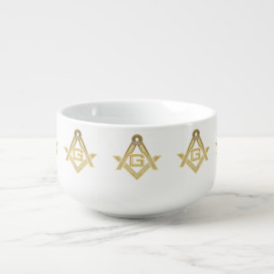 Masonic Golden Rush Soup Mug