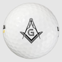 Masonic Golf Ball Stamp | Custom Freemason Gifts