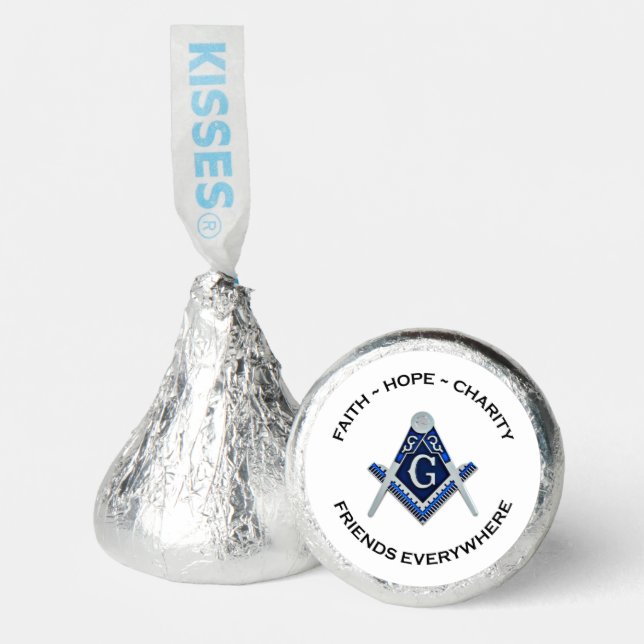 Masonic Hershey's Kisses Blue Clean Hershey®'s Kisses® (Front)