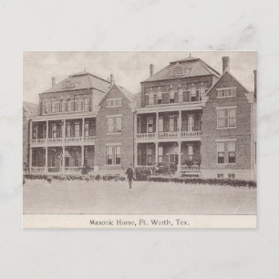 Masonic Home, Fort Worth, TX Postcard