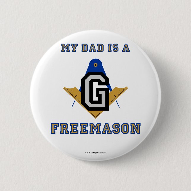 Masonic Kids - Pinback Button (Front)