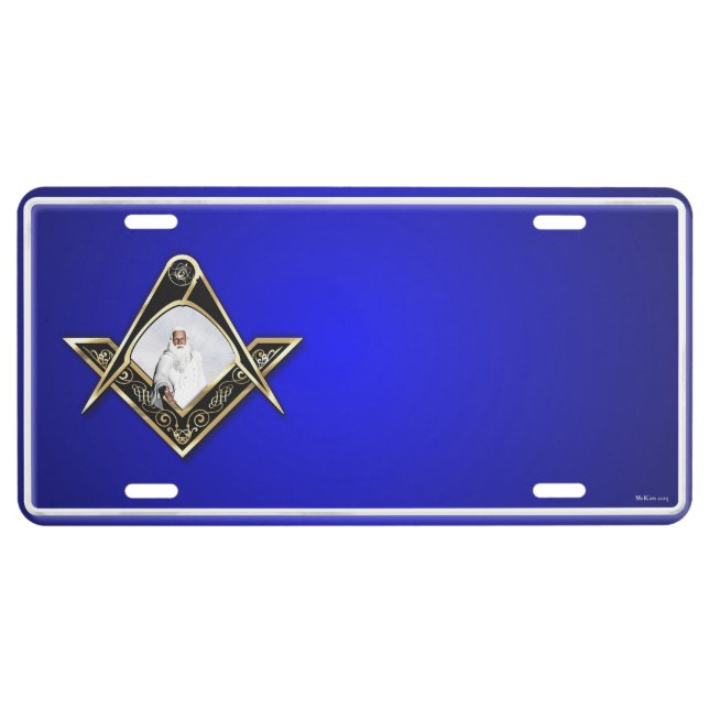 Masonic License Plate Invite (Front)