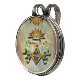 Masonic Life (Cosmos) Golf Hat Clip