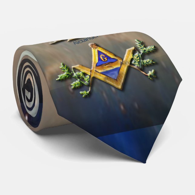 Masonic Life (Cosmos) Neck Tie (Rolled)