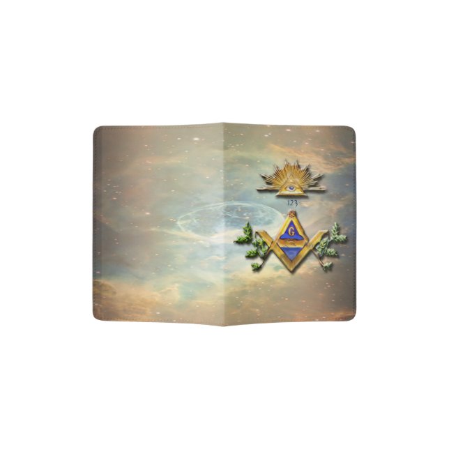 Masonic Life (Cosmos) Passport Holder (Opened)