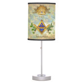 Masonic Life (Cosmos) Table Lamp (Front)