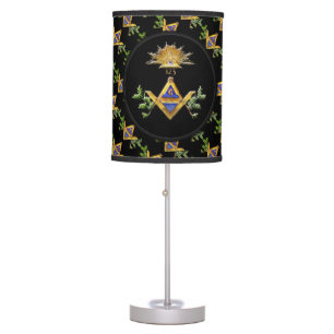 Masonic Life Table Lamp