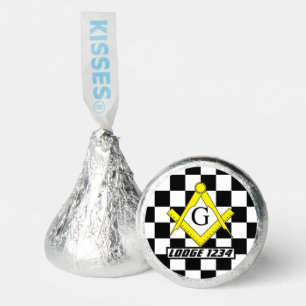 Masonic Lodge Custom Lodge Number Hershey®'s Kisses®