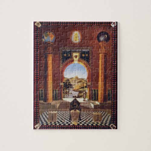 Masonic Lodge Jigsaw Puzzle