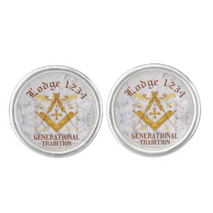Masonic Lodge Keeping Tradition Cufflinks