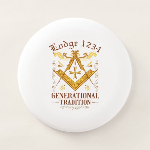 Masonic Lodge Keeping Tradition Hat Wham_O Frisbee