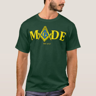 Masonic Made Est 1717 Freemason Lodge T-Shirt