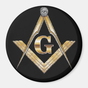 masonic magnet black
