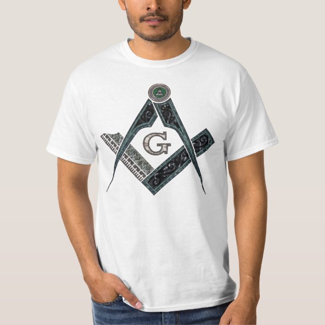 Masonic Mason Emblem Logo T-Shirt (Front)