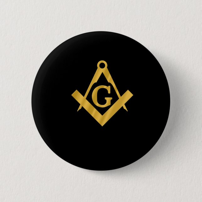 Masonic "Mason for Life" Button (Front)