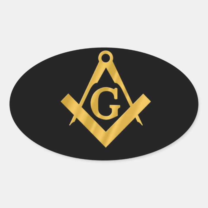 Masonic "Mason for Life" Sticker