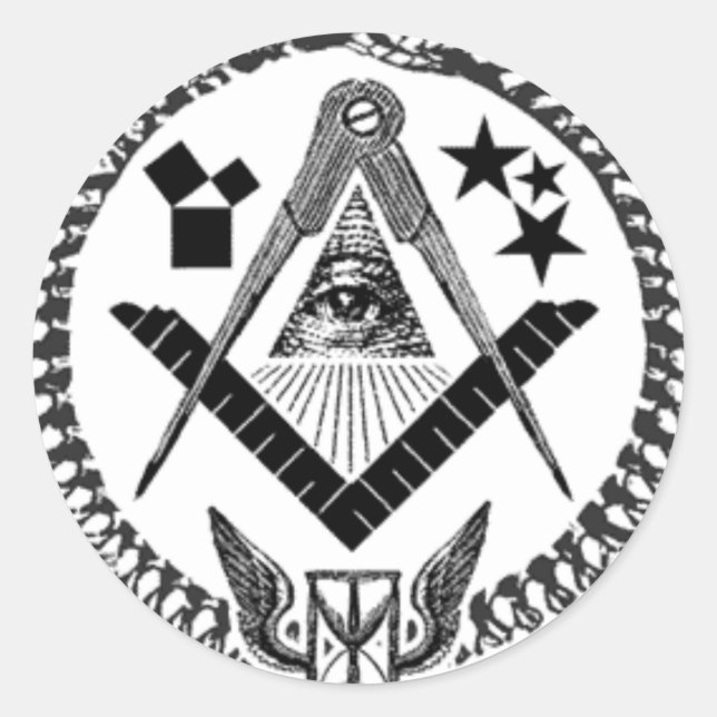 Masonic Memorabilia Classic Round Sticker (Front)