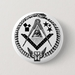 Masonic Memorabilia Pinback Button