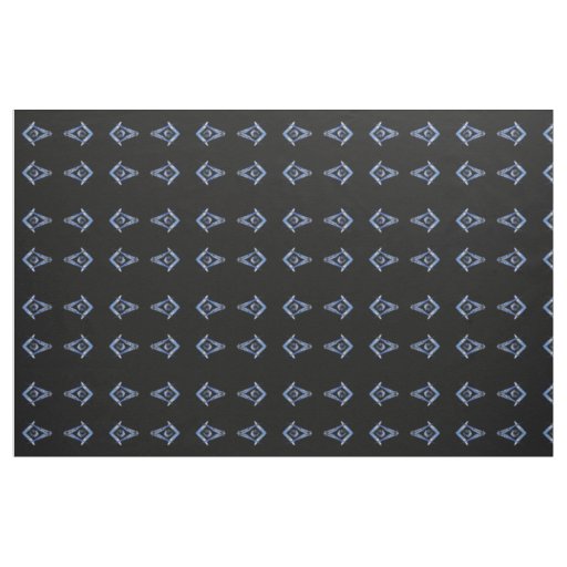 Masonic Minds (Blue) Fabric