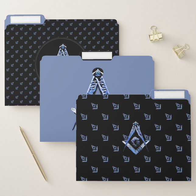 Masonic Minds (Blue) File Folder (Set)