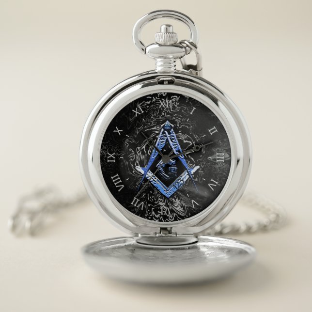 Masonic Minds (BlueSwish) Pocket Watch (Inside)