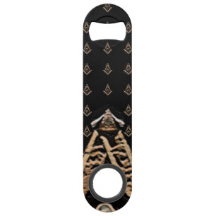 Masonic Minds (BrownishGold) Bar Key