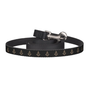 Masonic Minds (BrownishGold) Pet Leash
